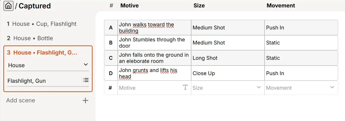 The Export Dialog with all the filters added